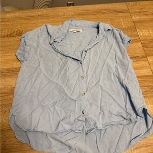 Rose & Olive Sky Blue Button-Down Shirt